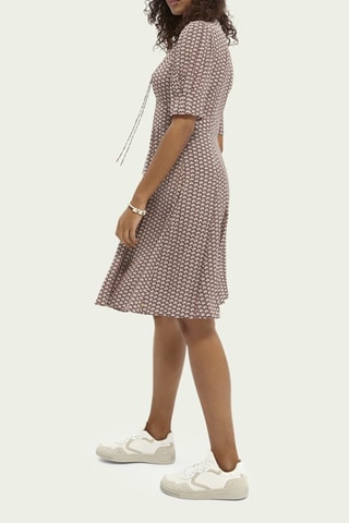 Robe patineuse - Bordeaux et blanc