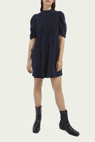 Robe trapèze - Bleu marine