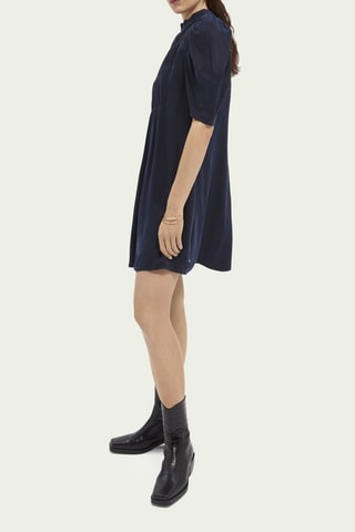 Robe trapèze - Bleu marine