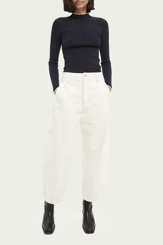 Jean en coton biologique - Blanc