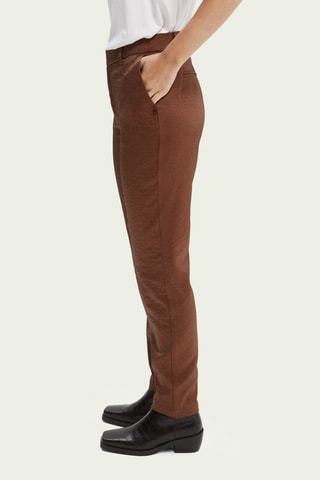 Pantalon slim - Marron