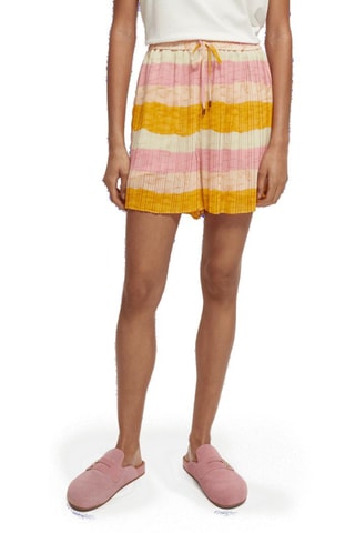 Short plissé taille haute x Abel Macias - Multicolore