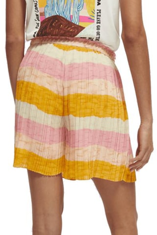 Short plissé taille haute x Abel Macias - Multicolore