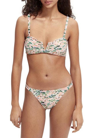 Bas de maillot - Rose et vert