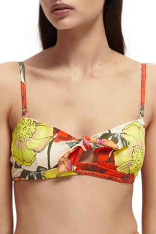 Haut de maillot - Orange et jaune