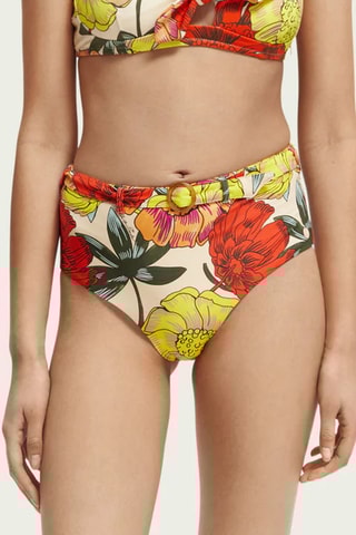 Bas de maillot - Jaune et rouge