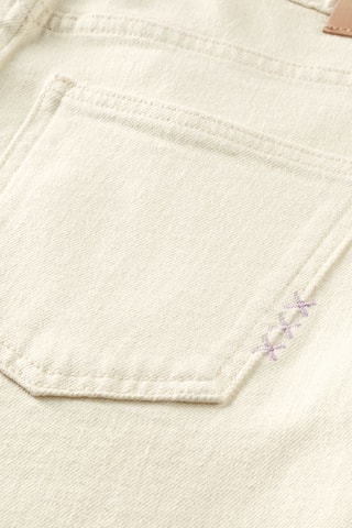 Jean slim en coton biologique - Beige