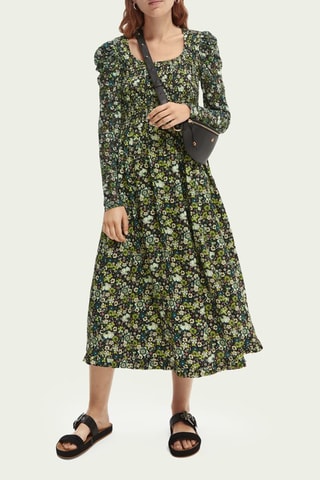 Robe midi - Vert