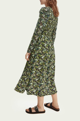 Robe midi - Vert