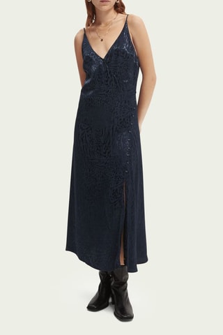 Robe droite - Bleu marine