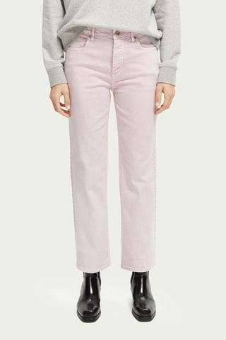 Jean straight - Mauve