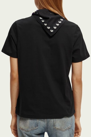 T-shirt régular en coton biologique - Noir