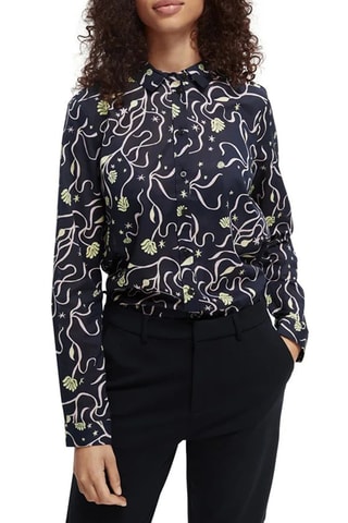 Chemisier regular - Bleu marine