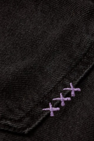 Short en jean - Noir