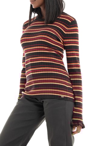 Pull - Noir et bordeaux