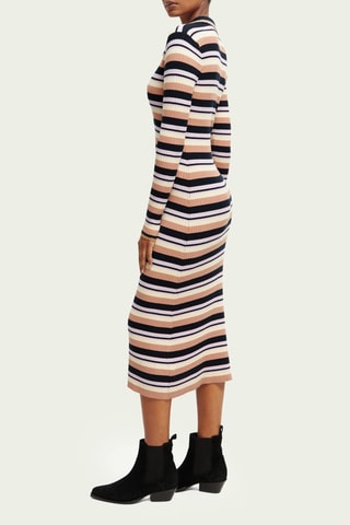 Robe pull - Noir et blanc