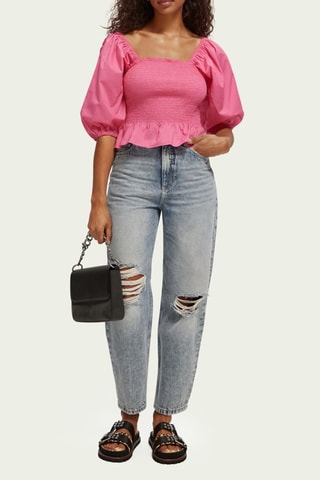 Top en coton biologique - Rose