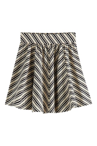 Jupe en coton biologique - Noir