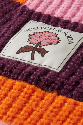 Echarpe - Orange et rose