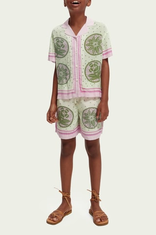 Chemise - Vert et rose