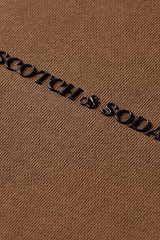 Sweat en coton biologique - Marron et vert