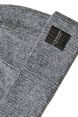 Bonnet en laine et alpaga - Gris clair