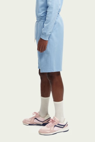 Short chino en coton biologique - Bleu clair