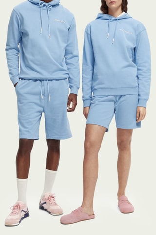 Short chino en coton biologique - Bleu clair