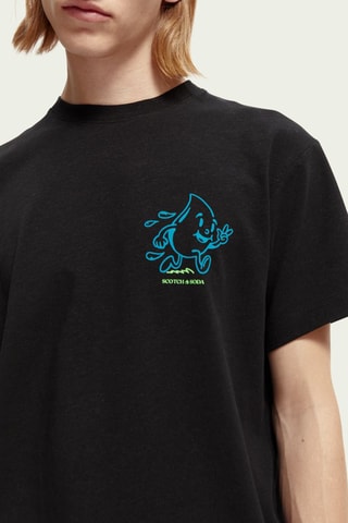 T-shirt en coton biologique - Noir