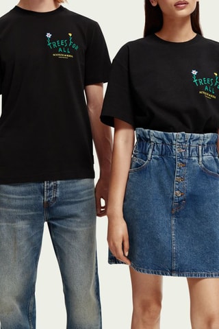 T-shirt en coton biologique - Noir