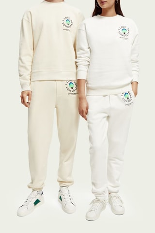 Pantalon en coton biologique - Beige