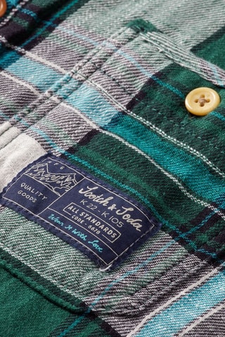 Chemise - Vert émeraude et blanc