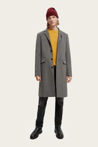 Bonnet en laine et alpaga - Bordeaux chiné