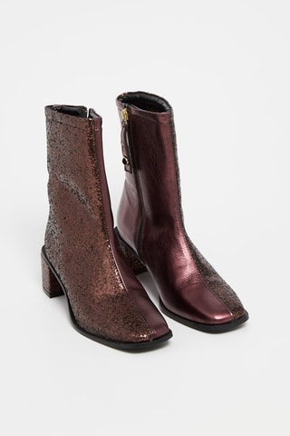Bottines - Bordeaux