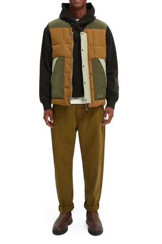 Pantalon loose tapered fit - Vert