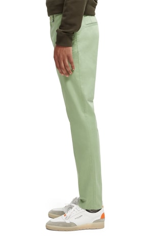 Chino en coton biologique slim - Vert