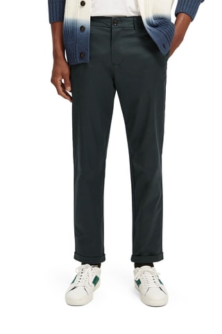 Chino en coton biologique tapered fit - Vert