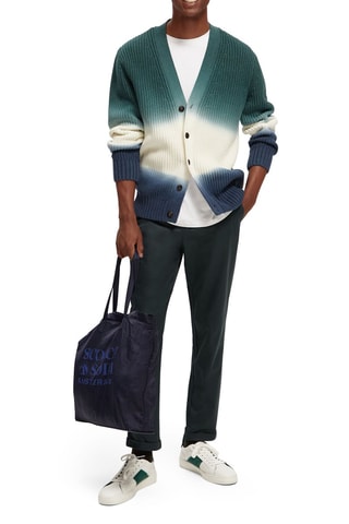 Chino en coton biologique tapered fit - Vert