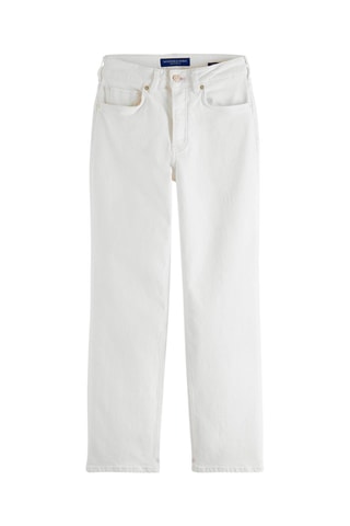 Jean taille haute - Blanc