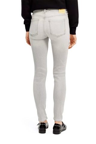 Jean en coton biologique skinny fit - Gris