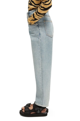 Jean balloon fit - Bleu