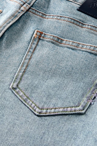 Jean balloon fit - Bleu