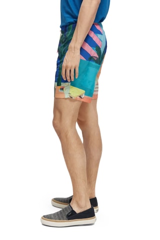 Short de bain - Bleu et turquoise