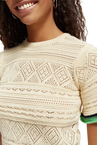 Top en coton biologique - Beige