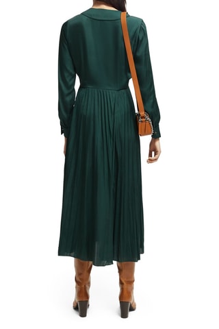 Robe longue - Bleu-vert