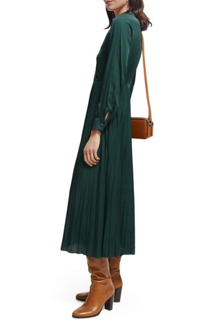 Robe longue - Bleu-vert