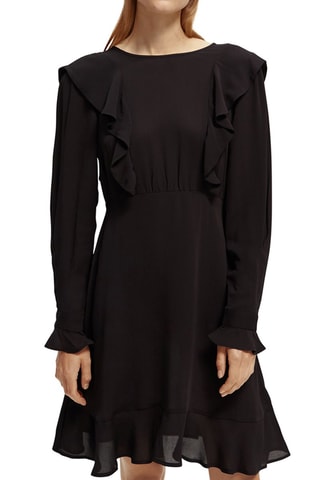 Robe volantée - Noir