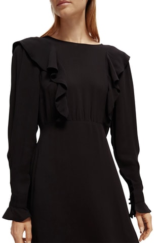 Robe volantée - Noir