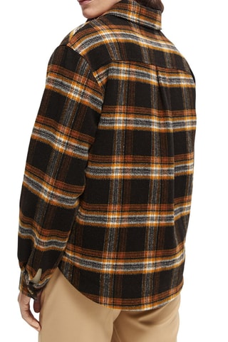 Surchemise en laine - Marron