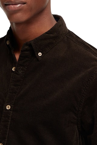 Chemise regular fit - Marron